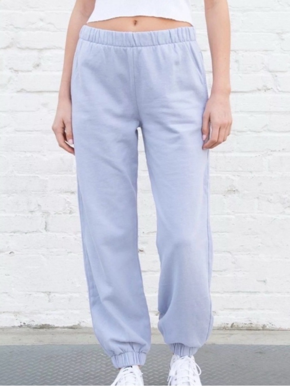 Brandy Melville Light Blue Relaxed Jogger Pants